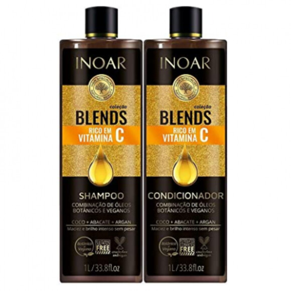 Kit Shampoo e Condicionador Blends, da Inoar