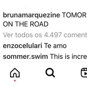 Bruna Marquezine ganha 'te amo' de Enzo Celulari em nova foto