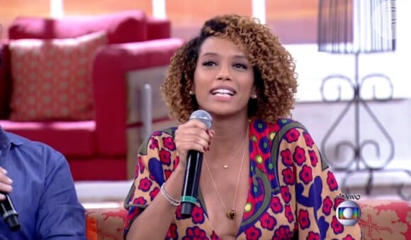 Taís Araújo revelou durante o 'Encontro com Fátima Bernardes' um de seus desejos de grávida: 'Sorvete de limonada'