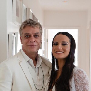 Casamento de Fábio Assunção e Ana Verena foi cerimônia intimista em outubro de 2020