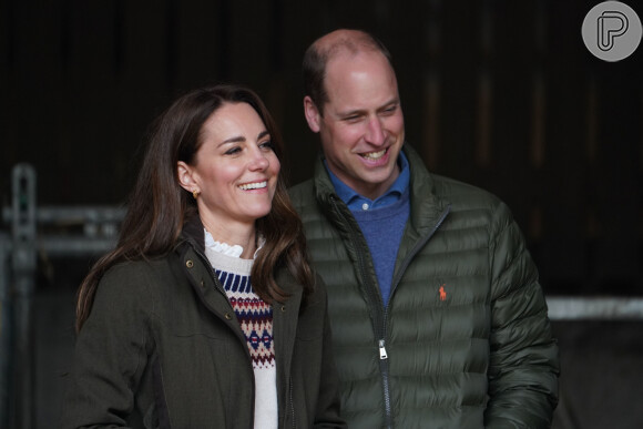 Kate Middleton e Príncipe William visitaram uma fazenda fora de Londres