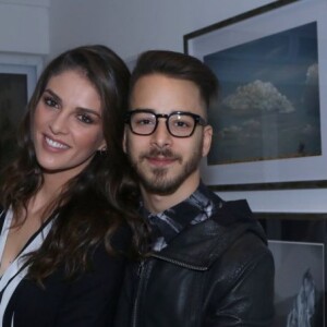 A designer Monica Benini está à espera da primeira filha: ela e Junior Lima são pais de Otto