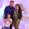 Simone e Kaká Diniz têm dois filhos juntos: Henry e Zaya