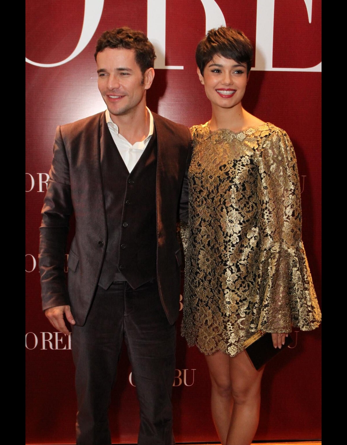 Foto: Sophie Charlotte posa ao lado do namorado, Daniel de Oliveira, na ...