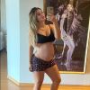 Virgínia Fonseca notou que barriga de gravidez mudou aos 9 meses: 'Desceu'