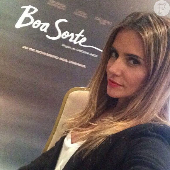 Deborah Secco está em cartaz com o filme 'Boa Sorte'