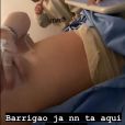 Virgínia Fonseca mostrou a barriga horas após o parto de Maria Alice