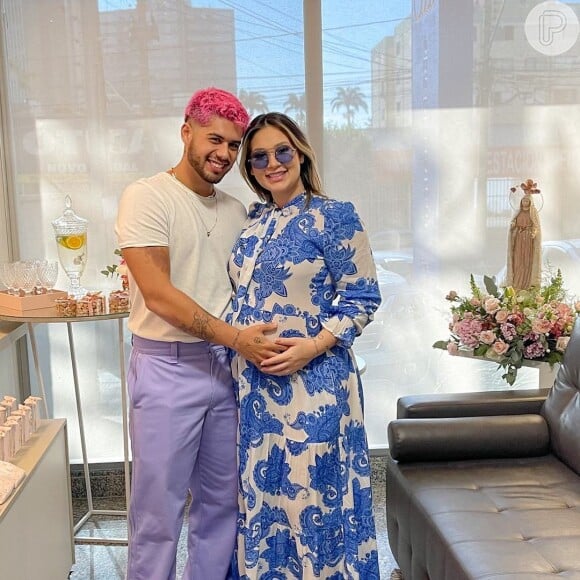 Zé Felipe e Virgínia Fonseca se casaram em março de 2021, 2 meses antes da filha do casal nascer