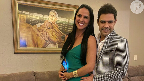 Zezé Di Camargo sobre filho com Graciele Lacerda: 'Daqui há um mês pode ser que a gente dê uma notícia'