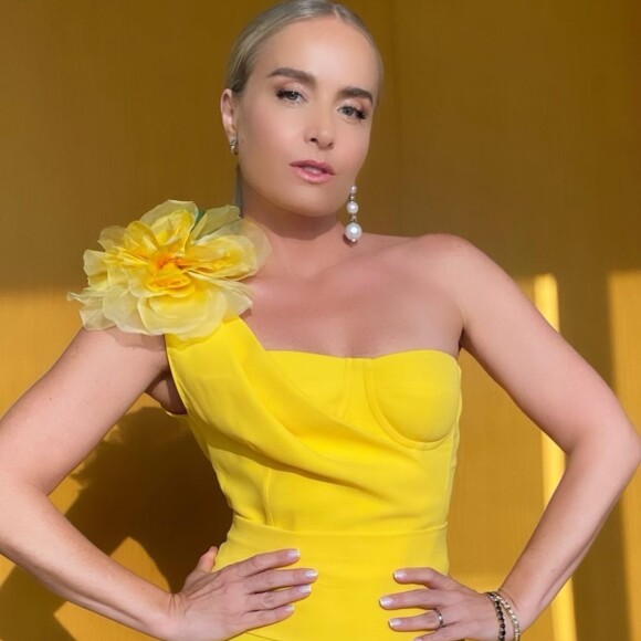 O vestido usado por Angélica custa R$ 26 mil no site da Farfetch