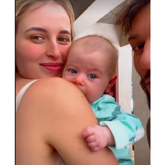 Família de Lucas Lucco arranca suspiros na web ao exibir rotina matinal com mulher e bebê