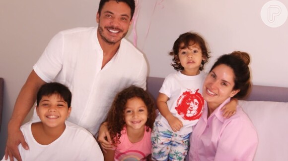 Wesley Safadão comemora aniversário de  7 anos da filha mais velha com Thyane Dantas, Ysis