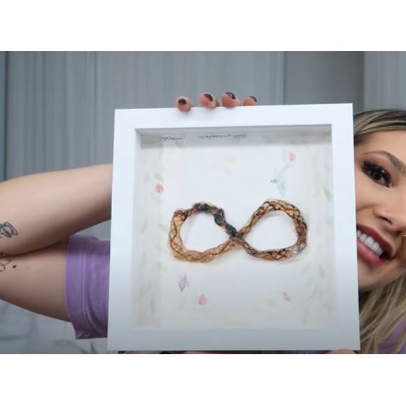 Virgínia contou em seu canal no Youtube que guardou as células tronco da filha, coletadas do cordão umbilical