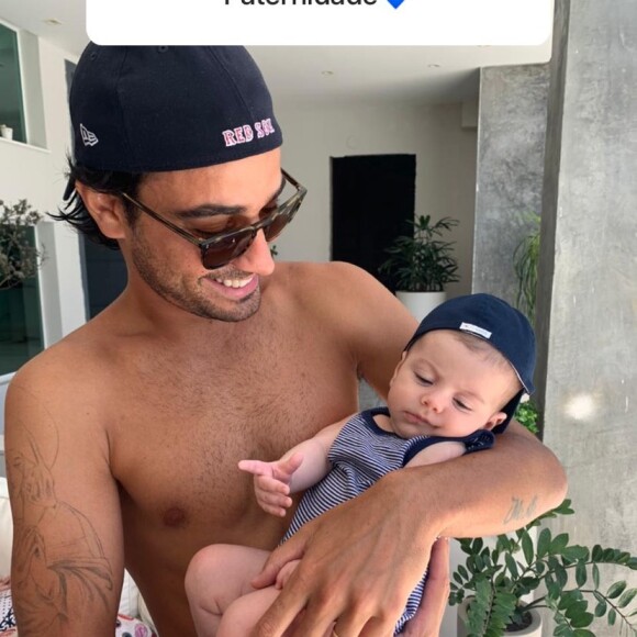 Sthefany Brito exibe filho de 8 meses com o pai, Igor Raschkovsky