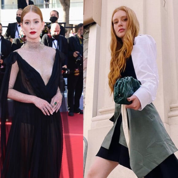 Marina Ruy Barbosa em Cannes 2021! Atriz aponta 'coincidência' em looks: 'Tons neutros'