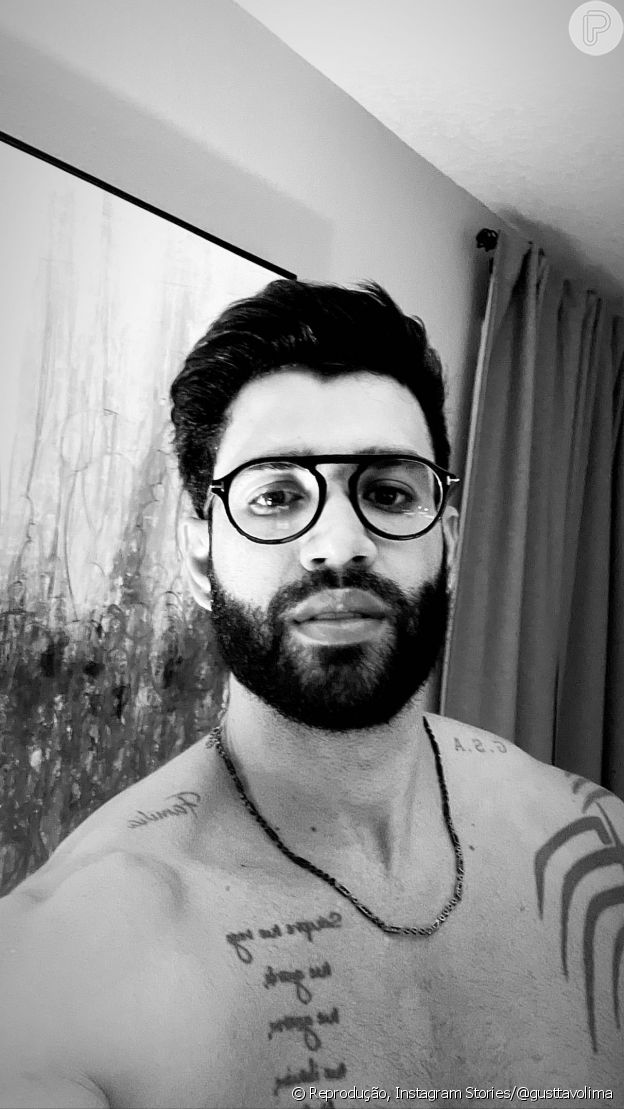 Gusttavo Lima deixou de lado o cabelo mais longo e surgiu com visual curto