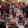 Manu Gavassi se apresentou em uma loja de departamentos da Barra da Tijuca, Zona Oeste do Rio, neste domingo, 23 de novembro de 2014. A cantora e atriz fez um show para crianças, que contou com Juliana Paiva na plateia