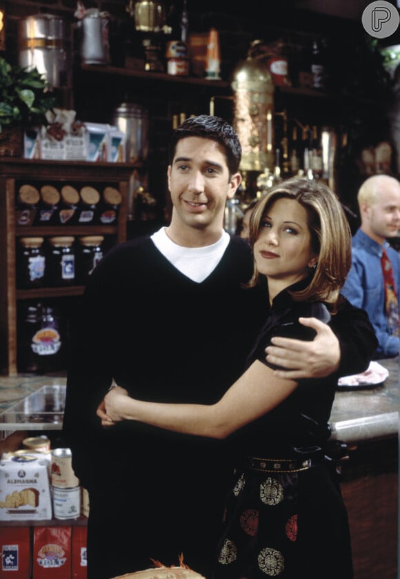 David Schwimmer interpretou Ross em 'Friends', irmão de Mônica que sempre foi apaixonado por sua melhor amiga, Rachel (Jennifer Aniston)