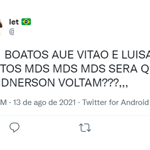 Fãs torcem para que Whindersson Nunes e Luísa Sonza voltem