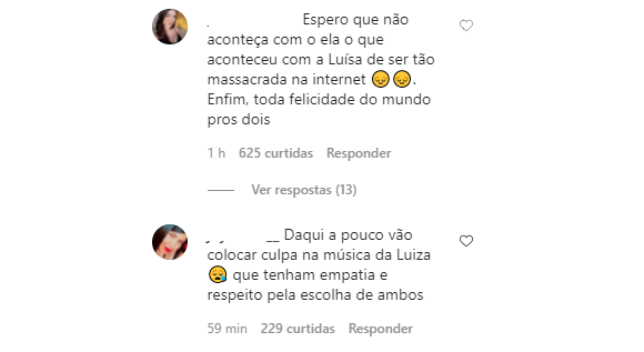 Internautas acreditam que fãs vão começar a culpar Luísa Sonza pelo término de Whindersson