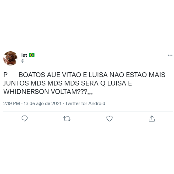 Boato de que Luísa Sonza e Vitão surgiu após anúncio de término de Windersson