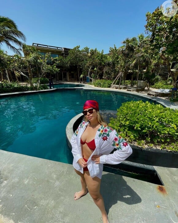 Marília Mendonça curte dias de folga em resort de luxo em Tulum, no México