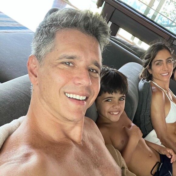 Marcio Garcia falou sobre a rotina com os filhos, Pedro, Nina, Felipe e João