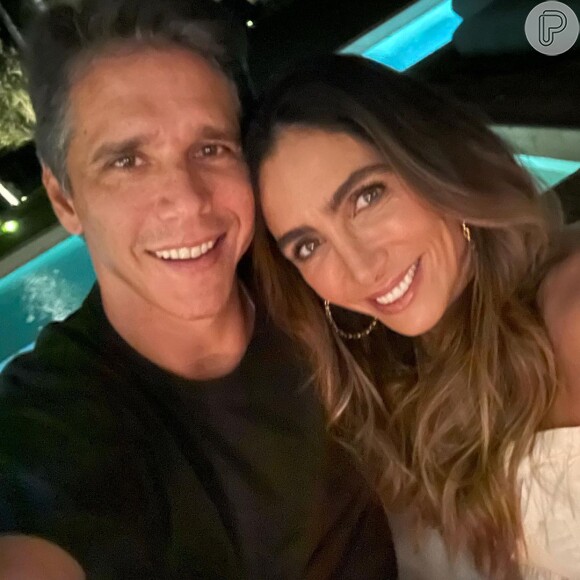 Marcio Garcia é casado com a nutricionista Andrea Santa Rosa Garcia