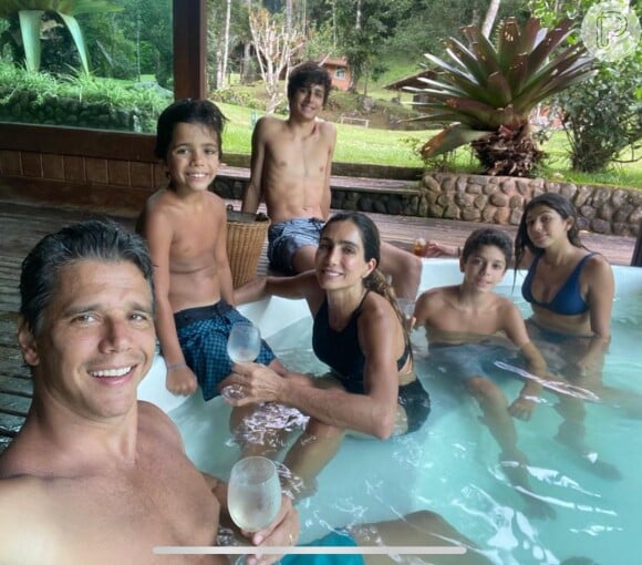 Marcio Garcia viajou com a família Lençóis Maranhenses