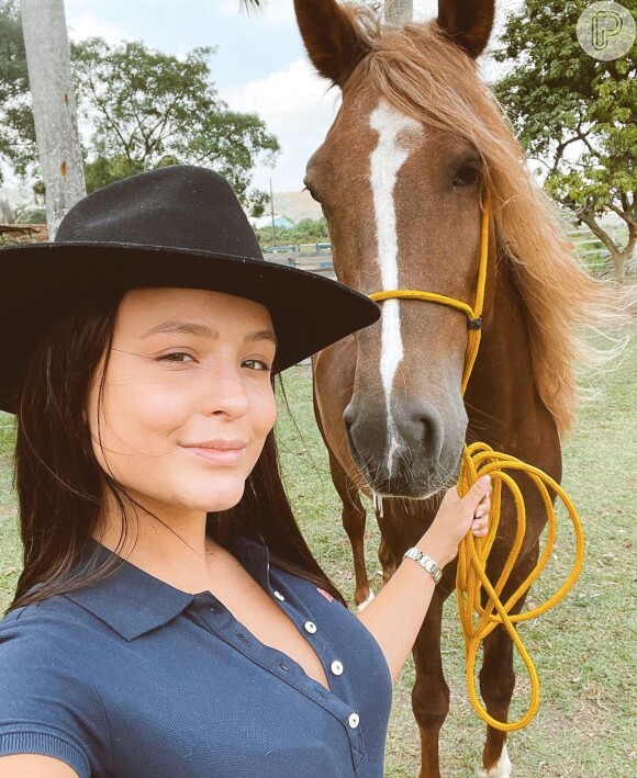 Larissa Manoela sofreu um acidente a cavalo há seis anos