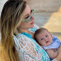 Virgínia Fonseca surge pela 1ª vez com a filha no colo após morte do pai