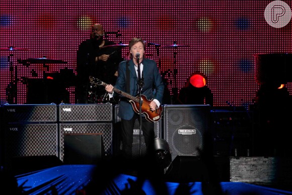 Paul McCartney se apresenta no novo estádio do Palmeiras, na Zona Oeste de São Paulo