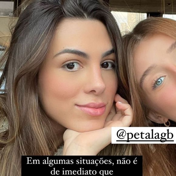 Duda Reis escreveu um longo texto desejando força à amiga: 'Você é uma leoa'