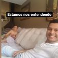 Thiago Lopes posta foto com Andressa Urach e explica que os dois estão se resolvendo