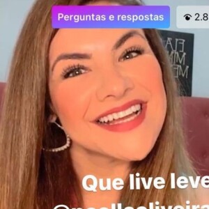 Paolla Oliveira fez a revelação durante uma live com a amiga Vanessa Vitoria