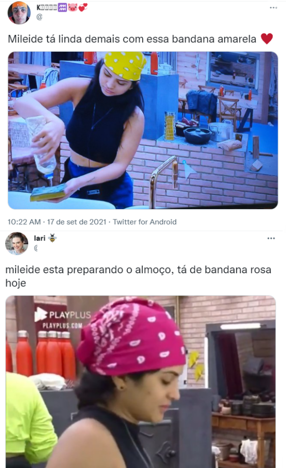 Mileide Mihaile usa bandana colorida em 'A Fazenda' e publico elogia: 'Muito fofa'