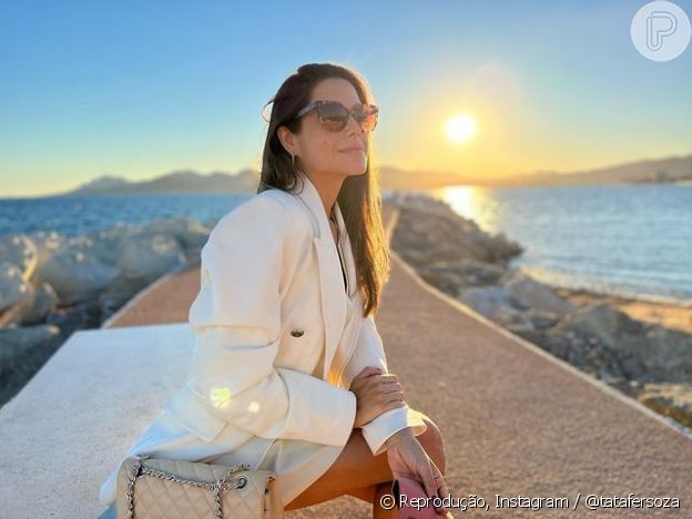 Thais Fersoza está viajando pela França com Michel Teló, em comemoração aos 7 anos de casados
