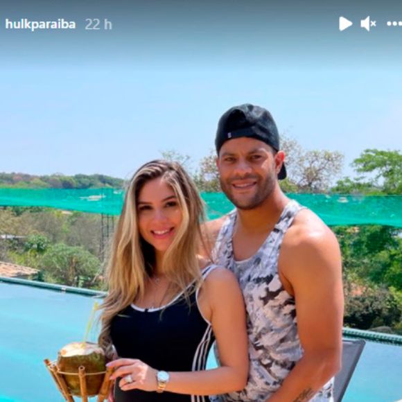 Hulk e Camila Ângelo esperam a bebê Zaya