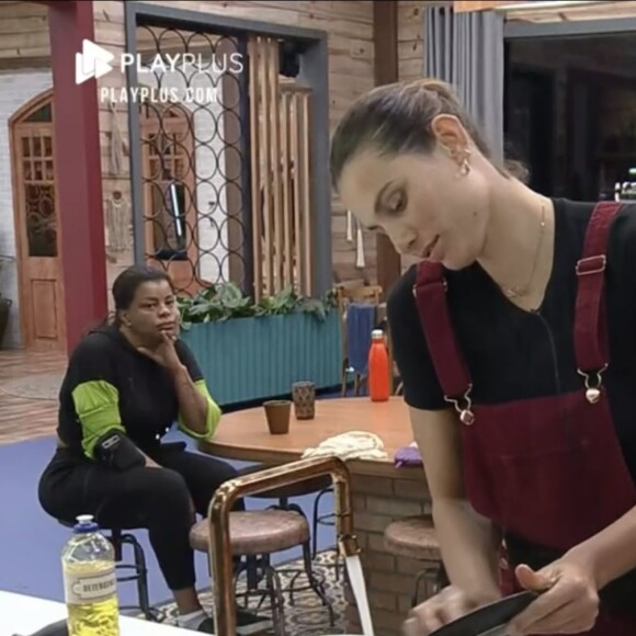 'A Fazenda 13': Dayane escolheu, junto com Marina e Sthe, Tati Quebra Barraco para ir para baia, após perderem prova de fogo para Gui