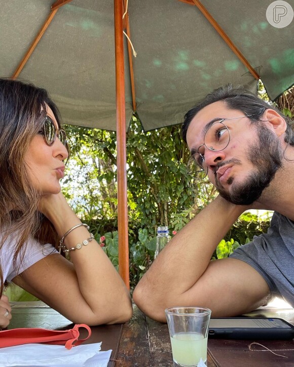 Fátima Bernardes e Túlio Gadêlha costumam postar momentos fofos do relacionamento nas redes sociais