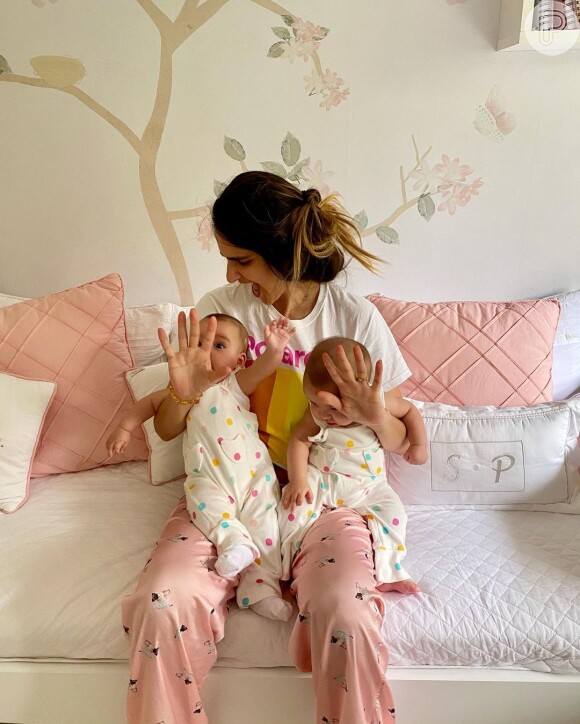 Marcella Fogaça vem dividindo com os seguidores no Instagram as dores e delícias da maternidade