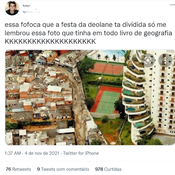 Internautas criticaram festa de Deolane Bezerra