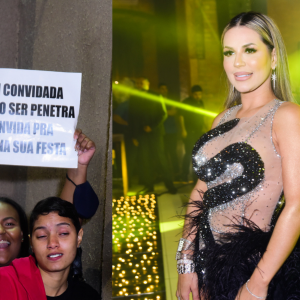 Deolane Bezerra separou os convidados em sua festa de 34 anos: famosos em área restrita e anônimos e subcelebridades em local dividido
