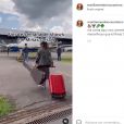 Marília Mendonça fez post antes de subir no avião