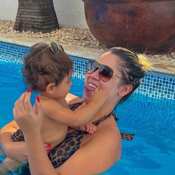 Marília Mendonça e Murilo Huff tiveram um filho, Leo, nascido em dezembro de 2019