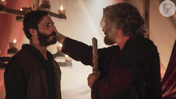 Reta final da novela 'Gênesis': Judá (Thiago Rodrigues) foi quem convenceu irmãos a vender José (Juliano Laham) como escravo