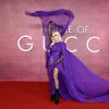 Lady Gaga brilha com vestido esvoaçante Gucci em evento no Reino Unido do filme 'Casa Gucci'