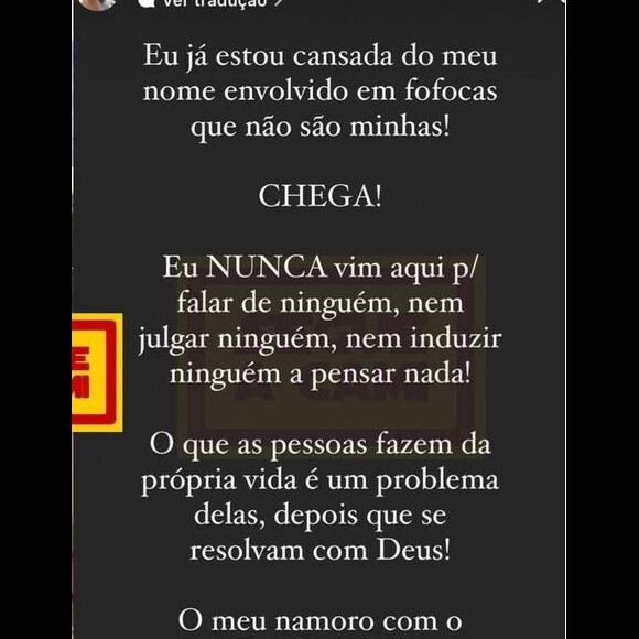 Priscilla Moura, ex de affair de Juliette, fala sobre data de término com Daniel