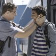 Novela 'Um Lugar ao Sol': Christian (Cauã Reymond) ainda tenta ajuar Ravi (Juan Paiva) a voltar para o mercado de trabalho