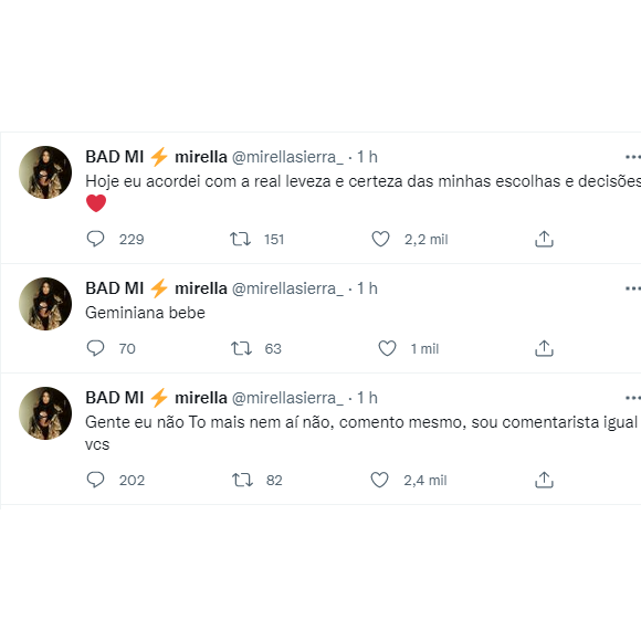 Mirella desabafou após movimentação no edredom de Dynho e Sthe em 'A Fazenda 13': 'Acordei com a leveza e certeza das minhas escolhas'